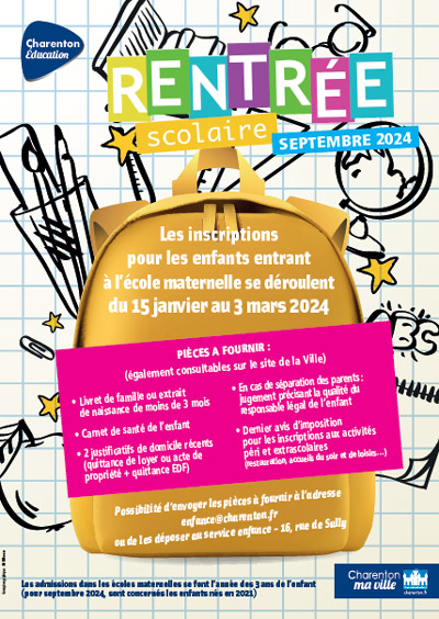 Rentrée scolaire 2024/2025